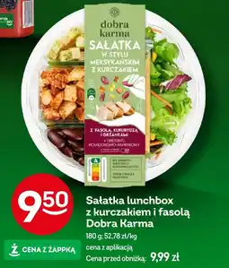 Żabka Sałatka lunchbox z kurczakiem i fasolą Dobra Karma 180g oferta