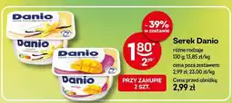 Żabka Serek Danio różne rodzaje 130 g oferta