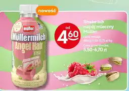 Żabka Shake lub napój mleczny Müller różne rodzaje 400 g oferta