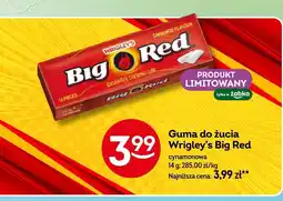 Żabka Guma do żucia Wrigley's Big Red cynamonowa 14g oferta