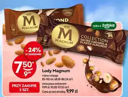 Żabka Lody Magnum różne rodzaje 85-110ml oferta