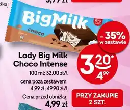 Żabka Lody Big Milk Choco Intense oferta