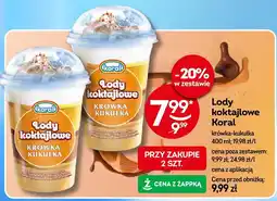 Żabka Lody koktajlowe Koral krówka-kukułka 400ml oferta