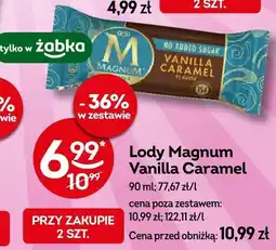 Żabka Lody Magnum Vanilla Caramel 90ml oferta