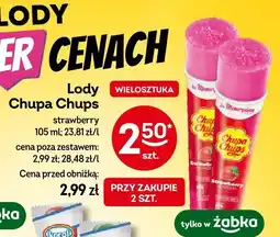 Żabka Lody Chupa Chups strawberry 105ml oferta