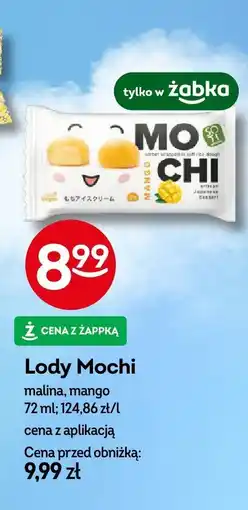 Żabka Lody Mochi malina, mango 72ml oferta