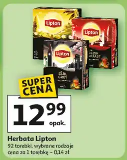 Auchan Herbata Lipton 92 torebki oferta
