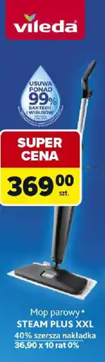 Carrefour Vileda Mop parowy STEAM PLUS XXL oferta