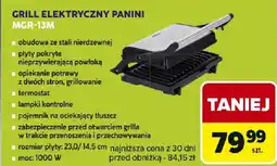 Carrefour Mpm grill elektryczny panini mgr-13m oferta