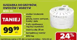 Carrefour Mpm suszarka do grzybów, owoców i warzyw msg-01 oferta