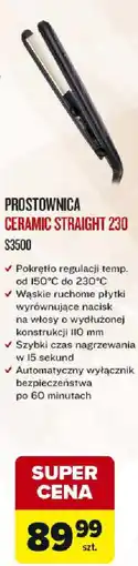 Carrefour Remington prostownica ceramic straight 230 S3500 oferta