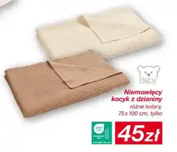 KiK Niemowlęcy kocyk z dzianiny oferta