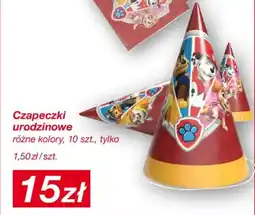 KiK Czapeczki urodzinowe oferta