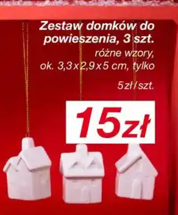 KiK Zestaw domków do powieszenia oferta