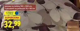 Lidl Pościel z mikrowłókna satynowego 160 x 200 cm + 2 70 80 Livarno Home oferta