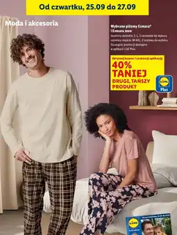 Lidl Pizama męska Esmara Livergy oferta