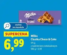 Lidl Ciastka z czekoladą Milka Cake & Choc oferta