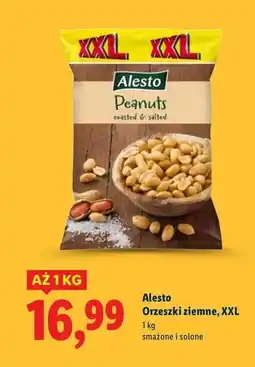 Lidl Orzeszki ziemne smażone solone xxl Alesto oferta