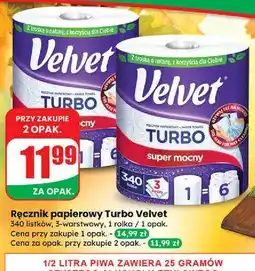 Dino Ręcznik papierowy Velvet Turbo oferta