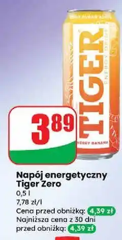 Dino Napój cherry banana zero Tiger Energy Drink oferta