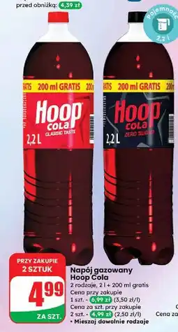 Dino Napój Hoop Cola Zero oferta