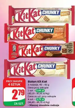 Dino Baton Kitkat Chunky Peanut Butter oferta