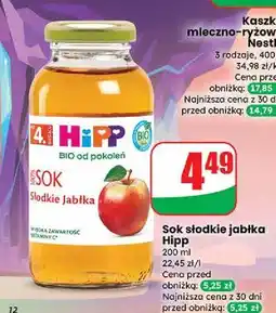 Dino Sok słodkie jabłka Hipp oferta