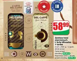 Dino Kawa crema classico + gusto delicato torba Woseba L'arte Del Caffe oferta