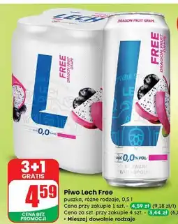 Dino Piwo Lech Free Dragon Fruit Grape oferta