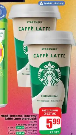 Dino Napój caffe latte Starbucks oferta