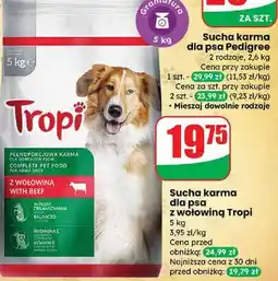 Dino Karma dla psa z wołowiną Tropi oferta