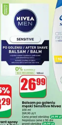 Dino Balsam po goleniu łagodzący Nivea Men Sensitive oferta