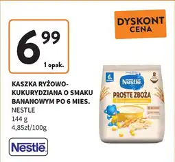Intermarche Kaszka ryżowo-kukurydziana bananowa Nestle oferta