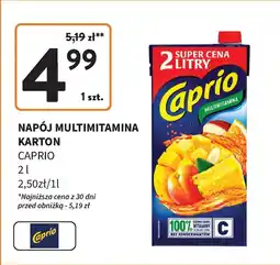 Intermarche Napój multiwitamina Caprio oferta