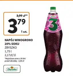 Intermarche Napój Zbyszko 3 Winogrona oferta