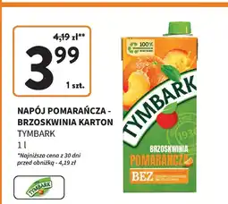 Intermarche Napój pomarańcza-brzoskwinia Tymbark oferta