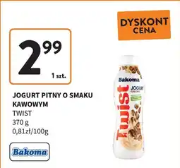 Intermarche Jogurt kawowy Bakoma Twist oferta