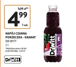 Intermarche Sok czarna porzeczka z granatem Dr Witt Premium oferta