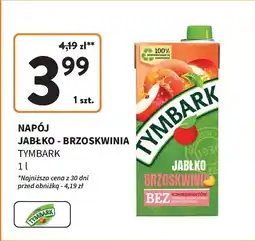 Intermarche Napój jabłko-brzoskwinia Tymbark oferta