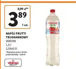 Intermarche Woda truskawkowa Veroni Frutti oferta