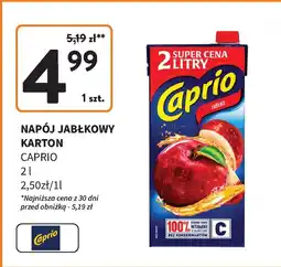 Intermarche Napój jabłkowy Caprio oferta