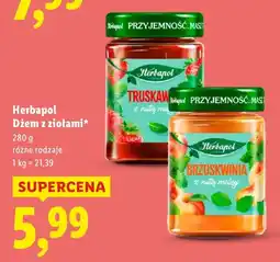 Lidl Dżem ziołami, różne rodzaje Herbapol oferta