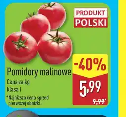 ALDI Pomidory malinowe oferta