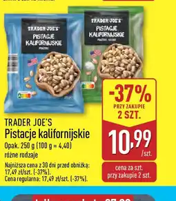 ALDI Pistacje kalifornijskie Trader Joe's oferta