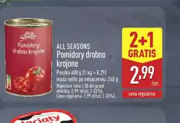 ALDI Pomidory drobno krojone All Seasons oferta
