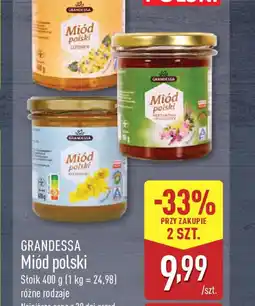 ALDI Miód polski Grandessa oferta