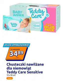 Action Chusteczki nawilżane dla niemowląt Teddy Care Sensitive oferta