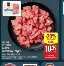 ALDI Mięsne Specjały Gulasz wieprzowy z szynki oferta