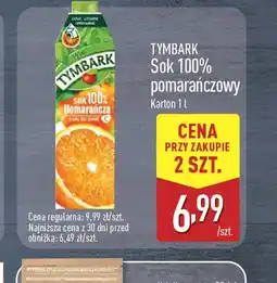 ALDI Sok Tymbark 100% pomarańczowy oferta