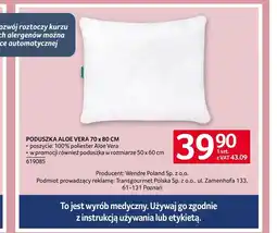 Selgros Poduszka Aloe Vera oferta